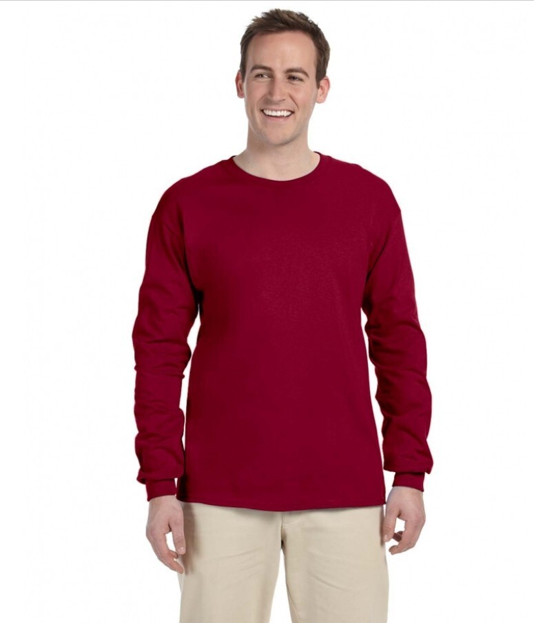 Gildan G240 Adult Ultra Cotton Long-Sleeve T-Shirt-MEDIUM