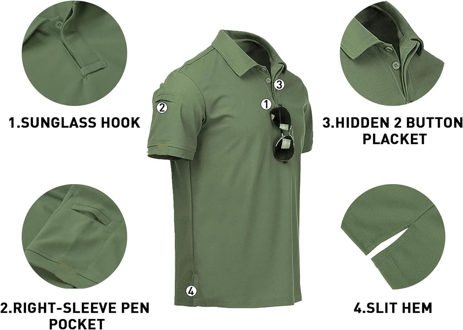 Men&rsquo;s Polo Shirt Golf Sports Plain Casual New T Shirt Short Sleeve