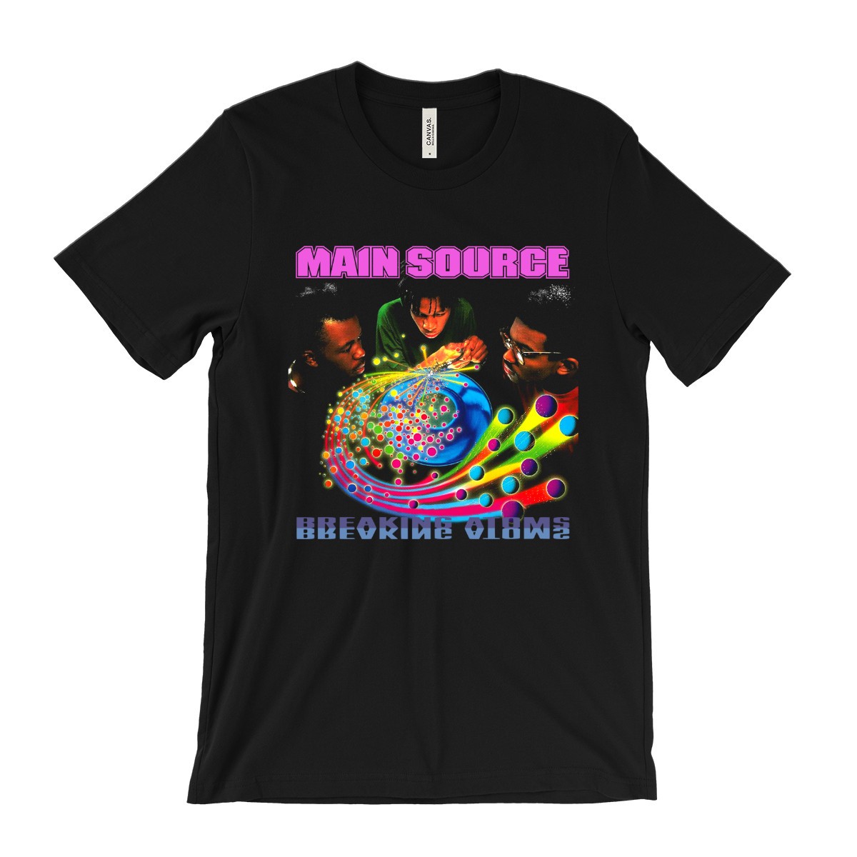 Main Source T Shirt – Breaking Atoms, Large Professor, Nas, Mobb Deep 90s Rap