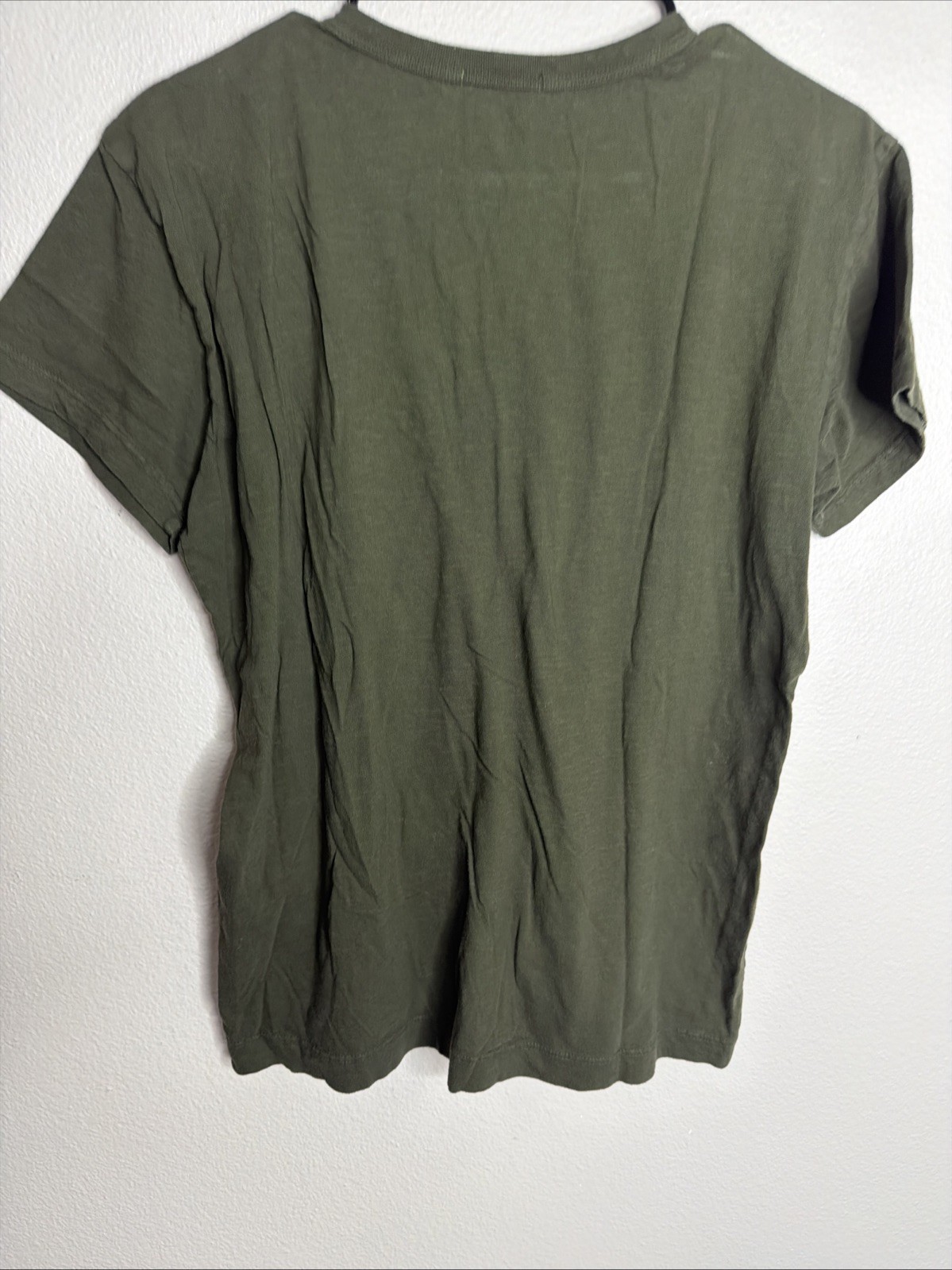 Buck Mason T-Shirt Men&rsquo;s Small Green Wash Toughknit Pocket Crew Tee USA Made EUC