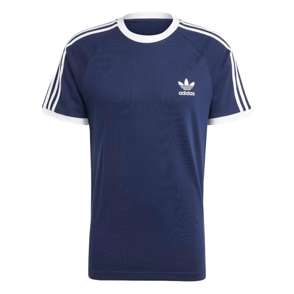 Adidas Men&rsquo;s Original Embroidered Trefoil 3 Stripe California T-Shirt