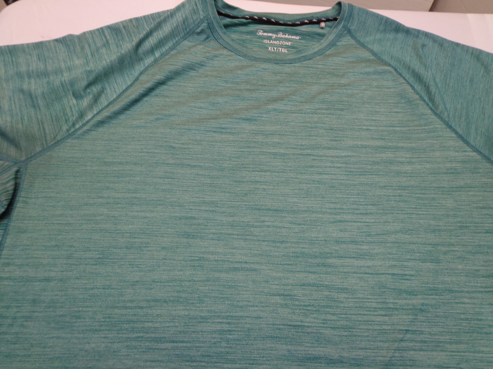Tommy Bahama Island Zone Green T Shirt Size XLT TALL FLAWS