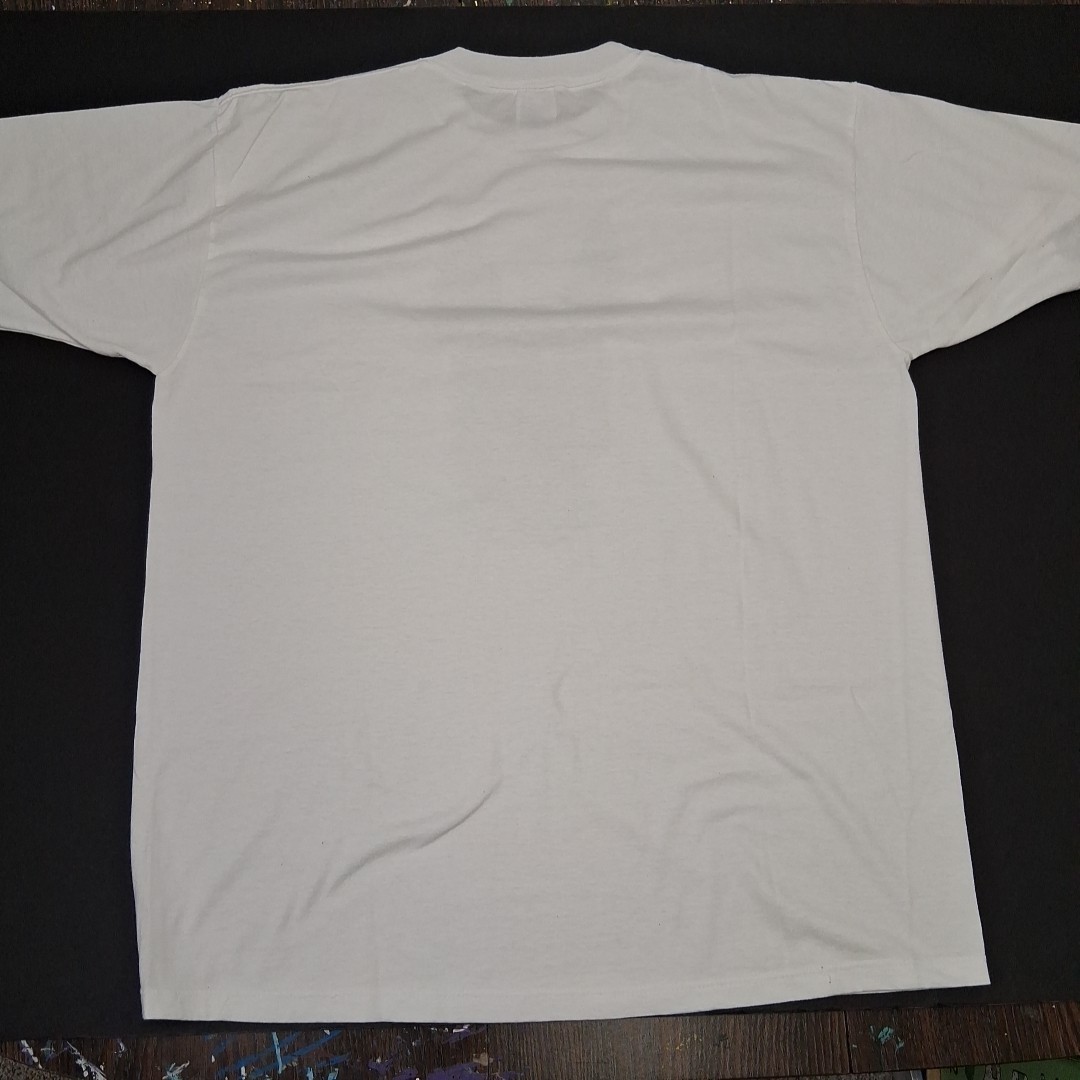 Vintage90&rsquo;s Mini Doberman Pinscher T-Shirt Sz L Dog Jerzees White 1995 50/50 USA