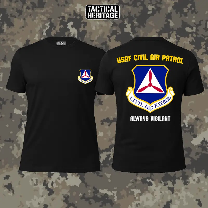Tactical Heritage Civil Air Patrol Always Vigilant Double-Sided T-Shirt