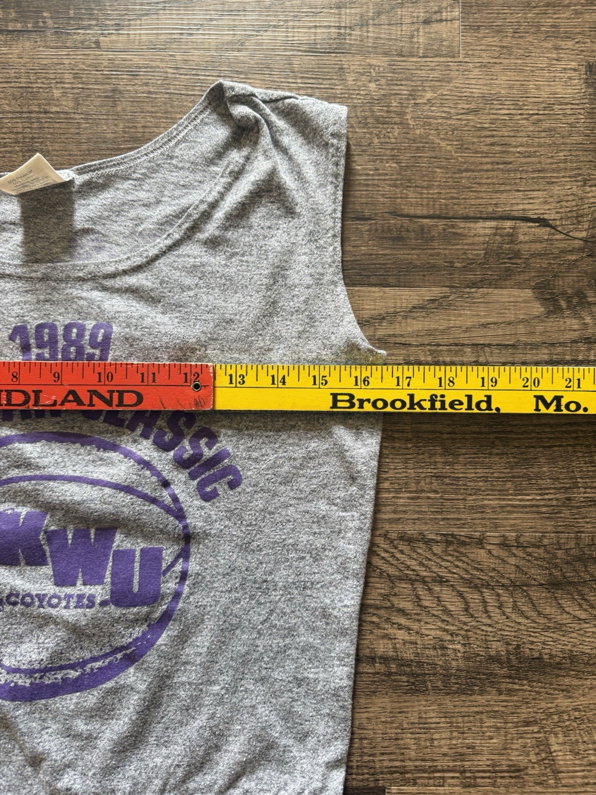 Vintage 1989 Kansas Wesleyan University All Star Game Jersey Adult XS Cropped