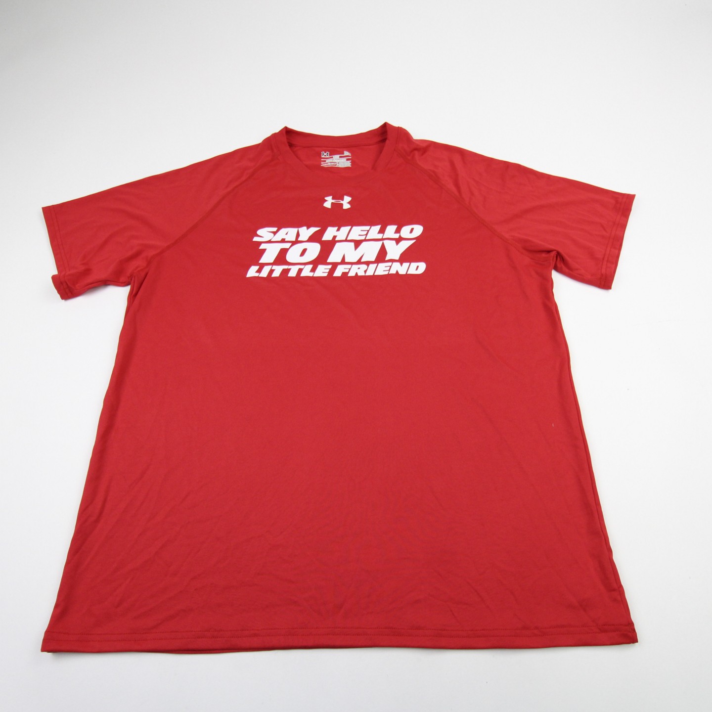 Under Armour HeatGear Short Sleeve Shirt Men&rsquo;s Red Used L