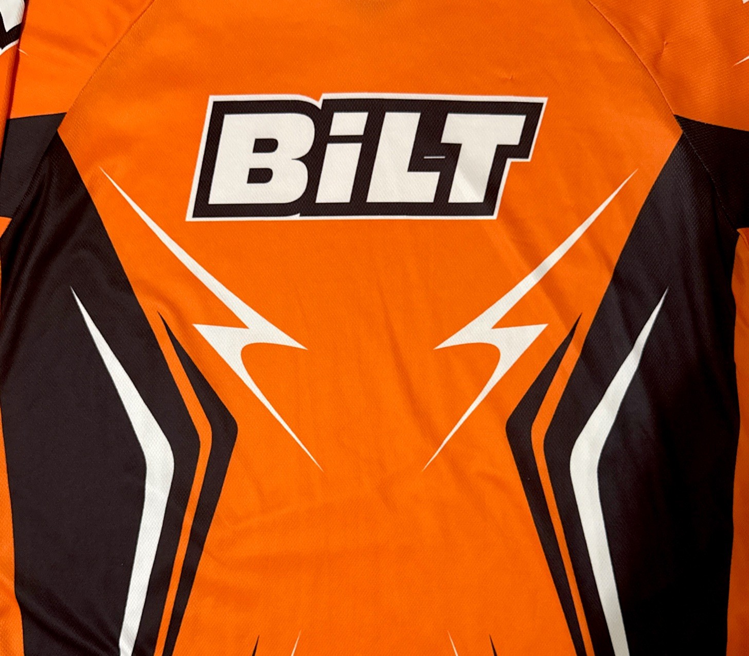 Bilt Jersey Long Sleeve Motocross Dirt Bike Cycle Moto Men&rsquo;s Size Large Orange
