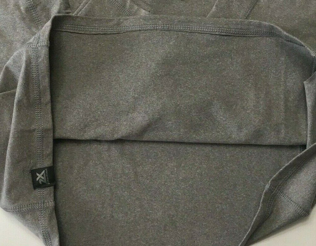 Mens Zeroxposur Brushed Fleece Stretch Layering T Shirt Gray Choose Size