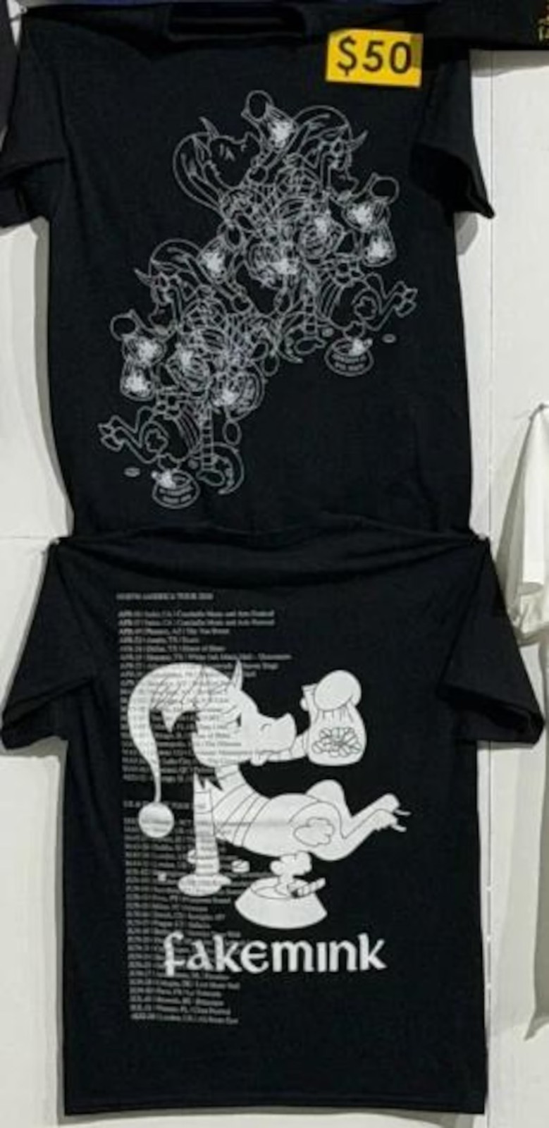 New!! Fakemink Terrible Beauty Tour Merch 2026 Double Sided T-shirt