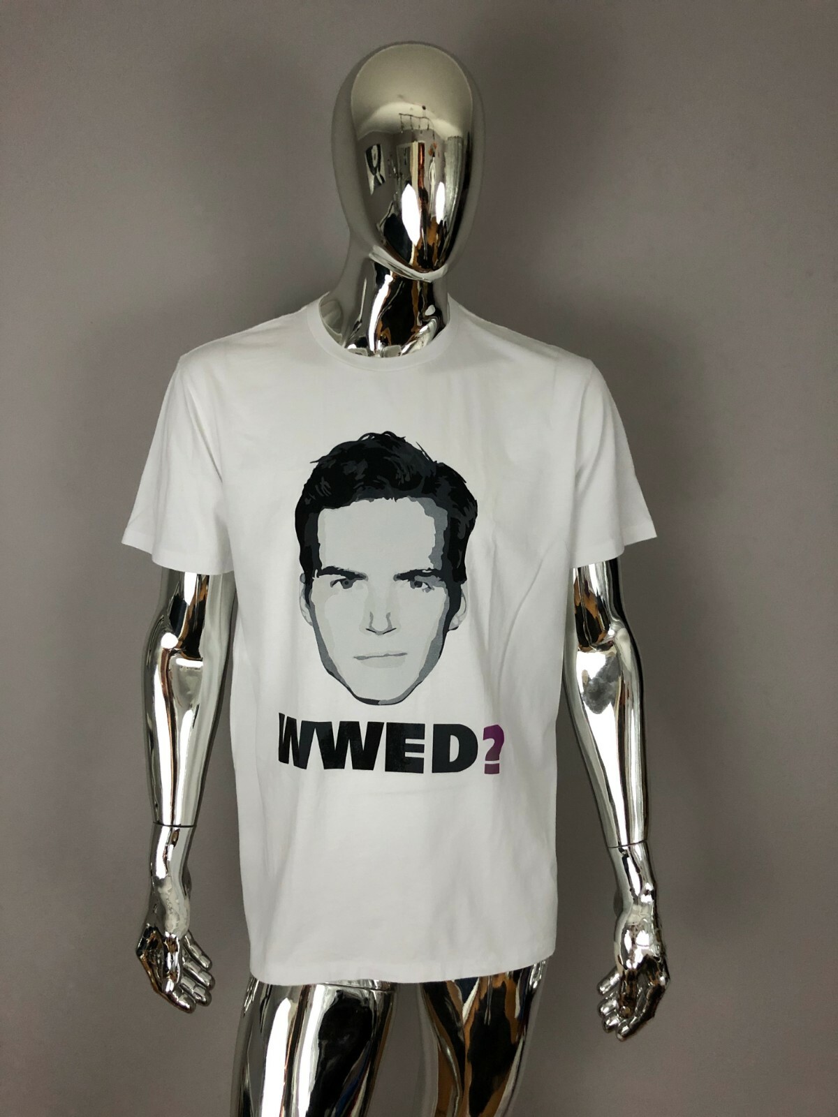 New Represent Clothing White WWED? Graphic T-Shirt Size XL