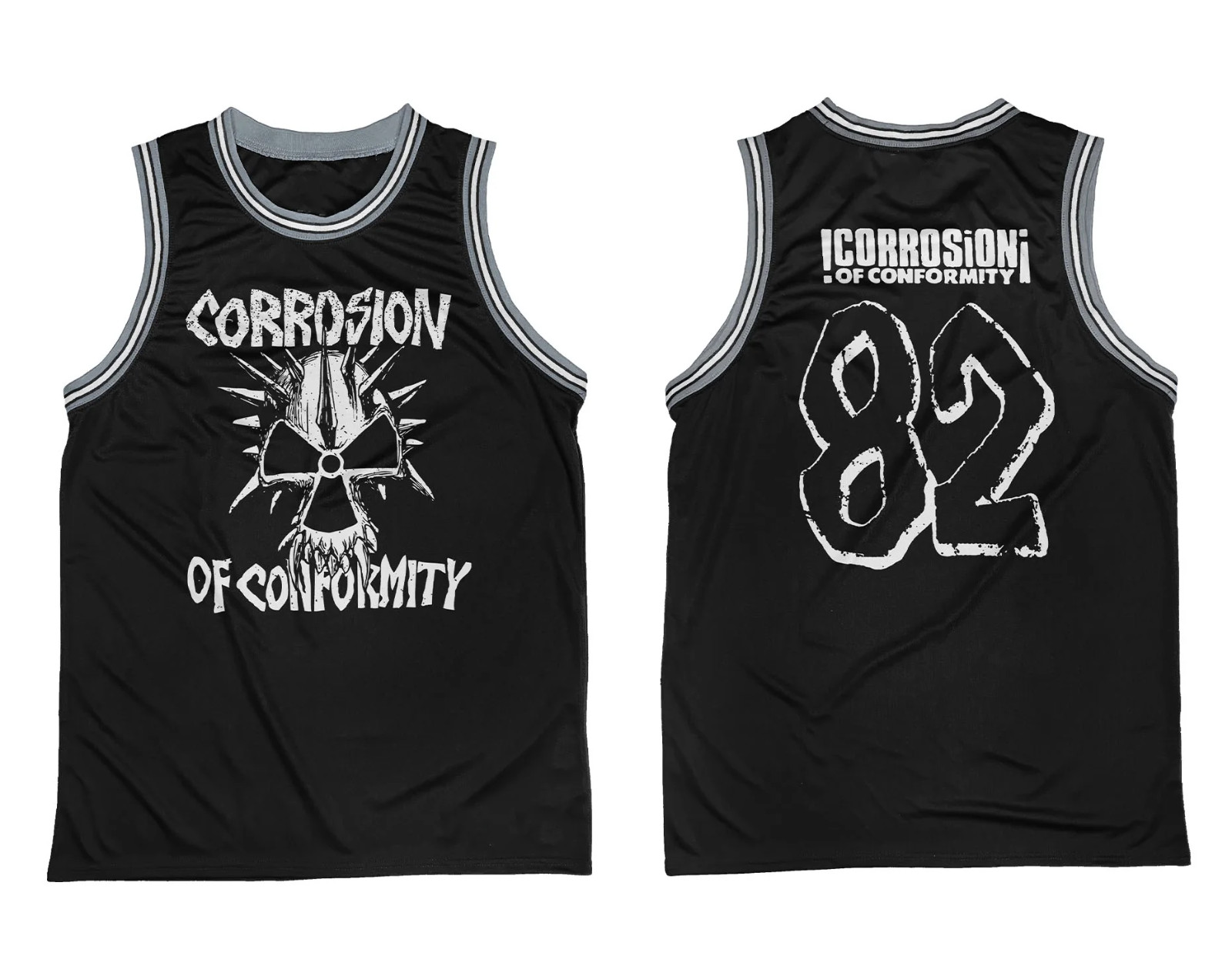 Corrosion Of Conformity SKULL Basketball Jersey All sizes 1F2690