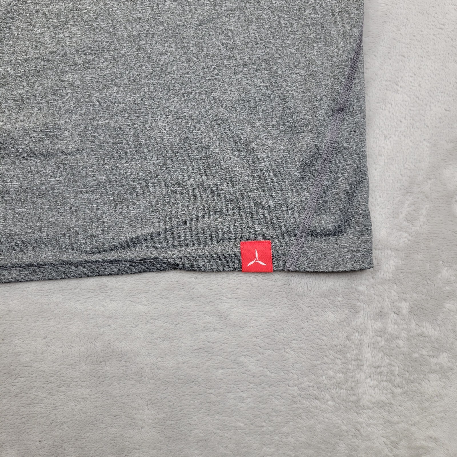 Icon Aircraft Mens Large Grey Heather Performance Tactical Tech Gear Basic Adult