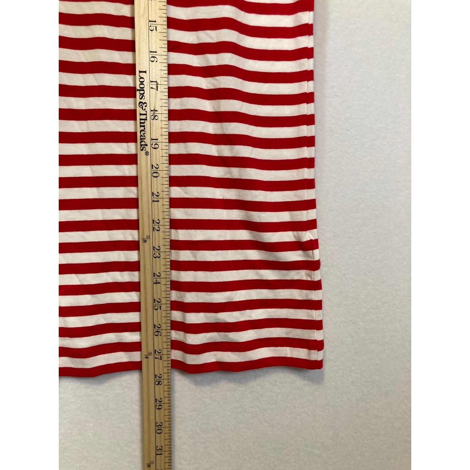 Tommy Hilfiger Mens Extra Slim Fit Striped T-Shirt Red White NWT Small