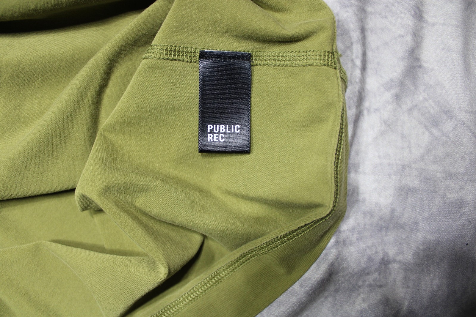 Public Rec Henley Shirt Mens 2XL Green Long Sleeve Pima Cotton Tencel Stretch