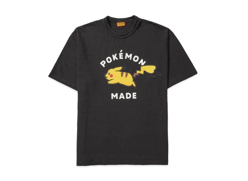 HUMAN MADE x POKEMON MADE Pikachu GRAPHIC T-SHIRT #1 Black Size 2XL From JAPAN