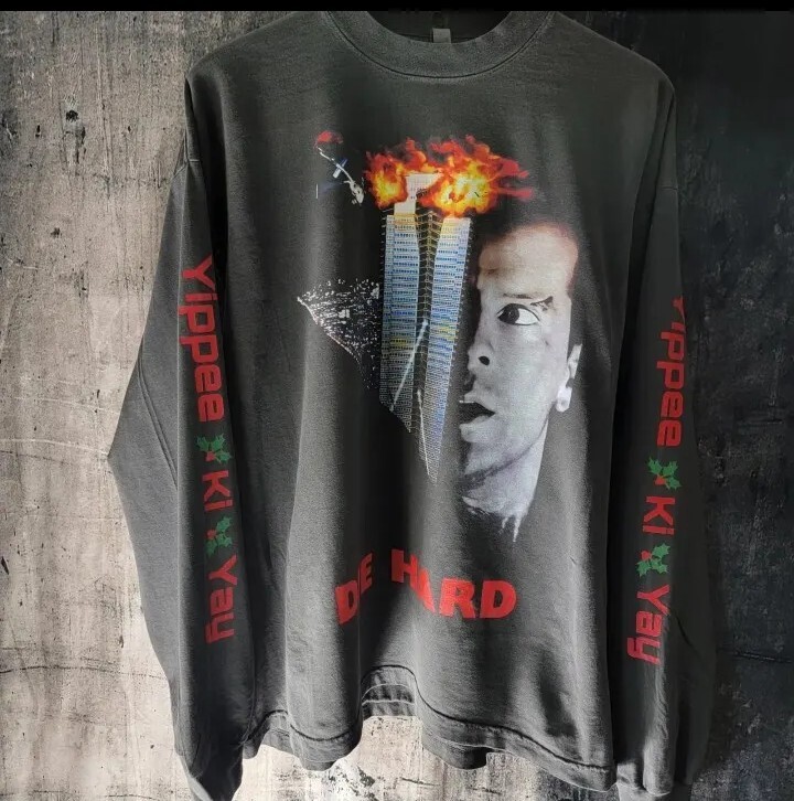 90s Die Hard Bruce Willis Iconic Christmas Movie custom made shirt done right!!!