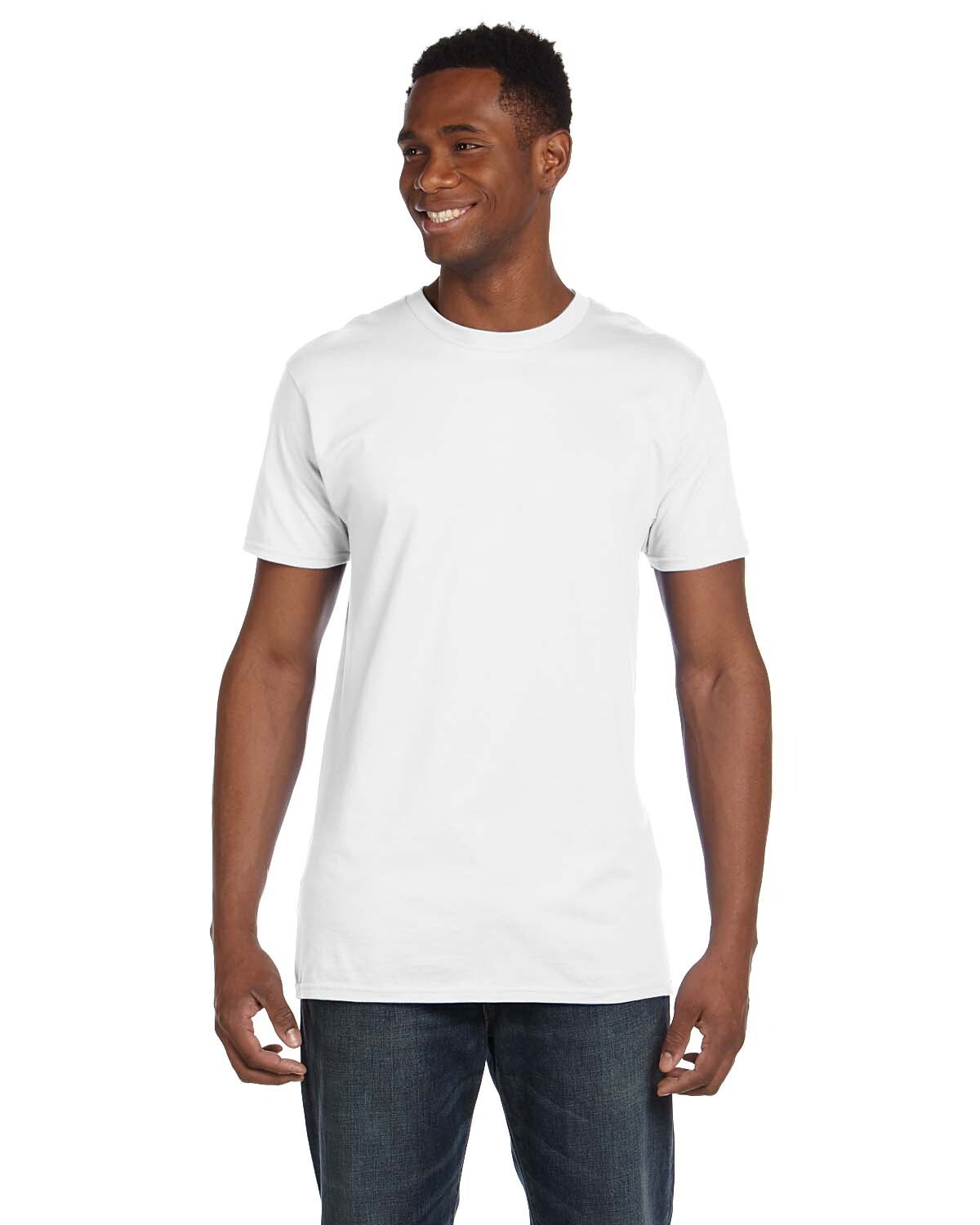 Hanes Men&rsquo;s 4.5 oz. 100% Ringspun Cotton Perfect-T 30 Singles T-Shirt 4980 S-3XL