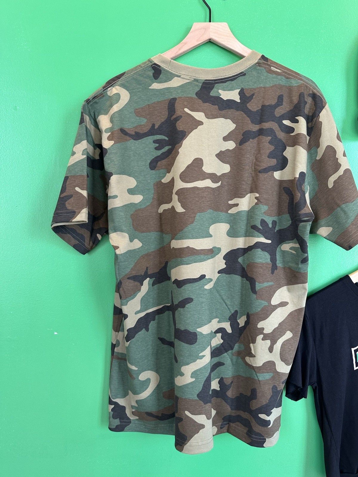 Supreme Origami Tee Woodland Camo Logo Short Sleeve Men&rsquo;s T-Shirt L