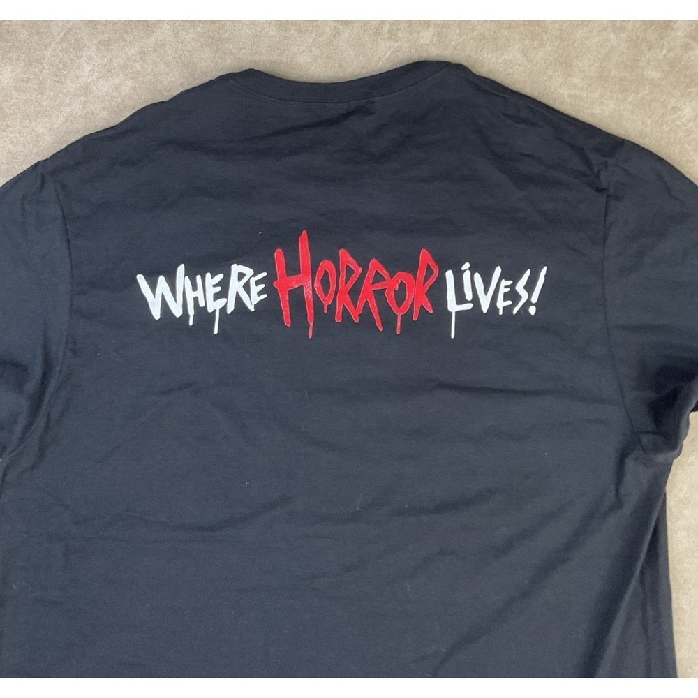 Halloween Horror Nights T-Shirt Sz L Universal Studios Where The Horror Lives