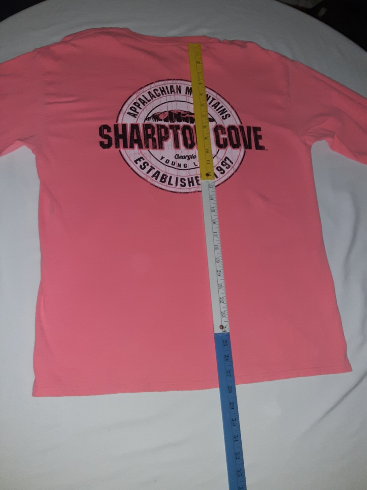 HARP TOP COVE VINTAGE T-Shirt No Size Label est*L-SEE MEASUREMENTS