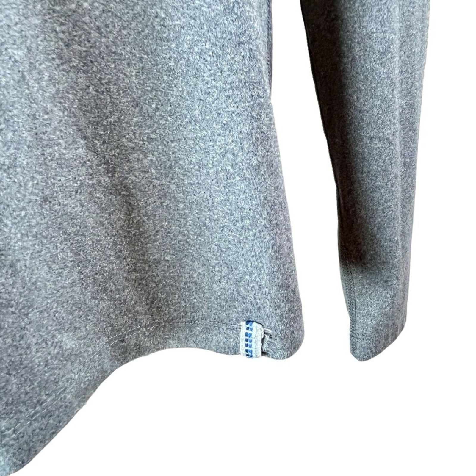MARINE LAYER Weekend Sport Long Sleeve T Shirt Size Large Logo Graphic Crew Gray
