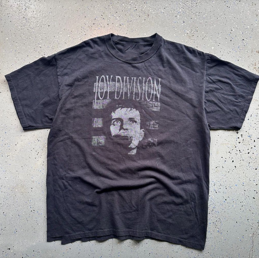VTG Joy Division Band Tee Shirt Black Graphic