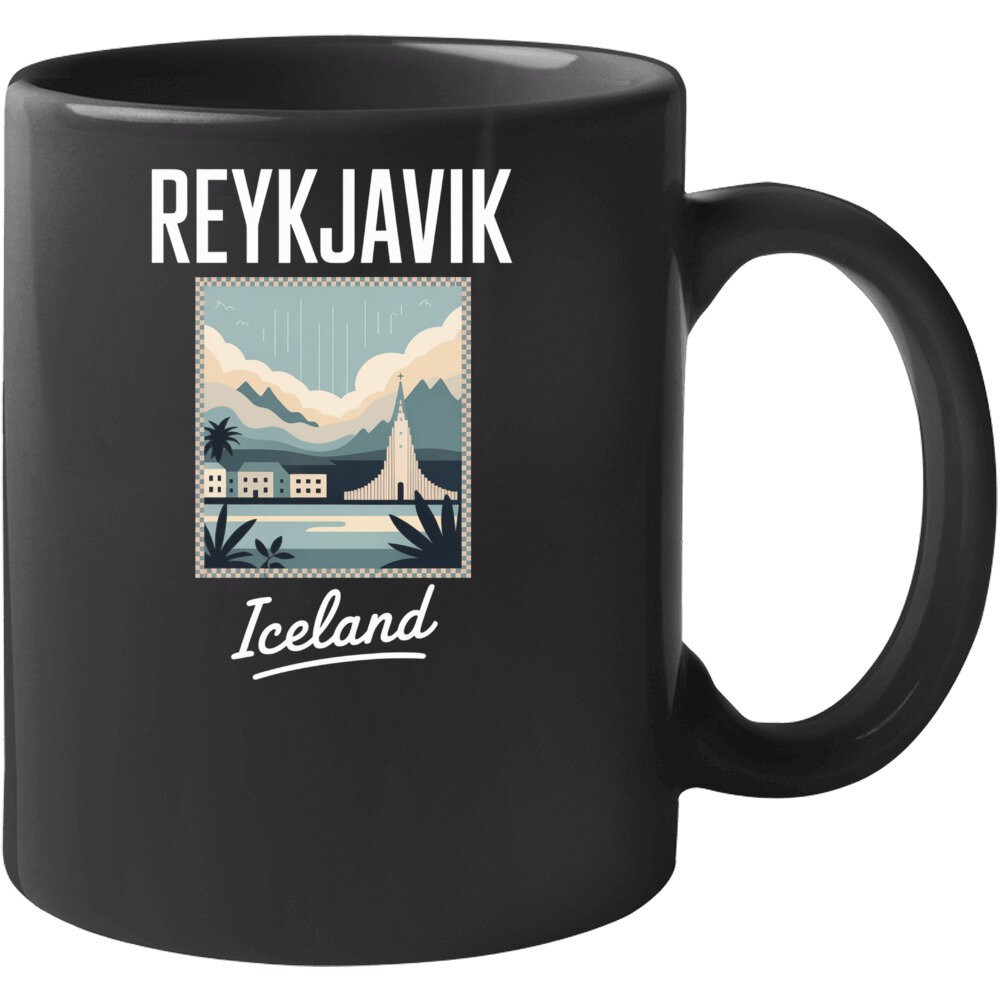 Reykjavik Iceland World Travel Tourist Shop T Shirt