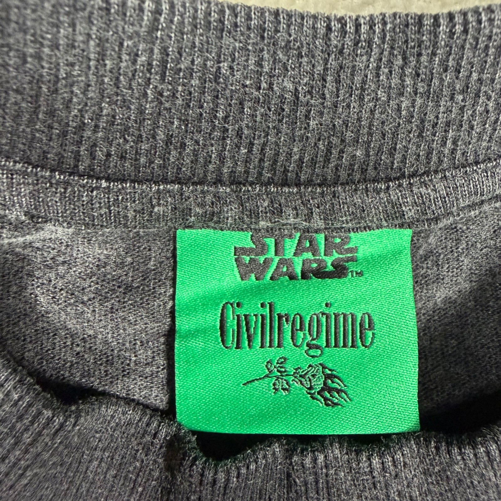 Civil Regime Star Wars Padme Chaos American Classic Oversized Tee Vintage Black