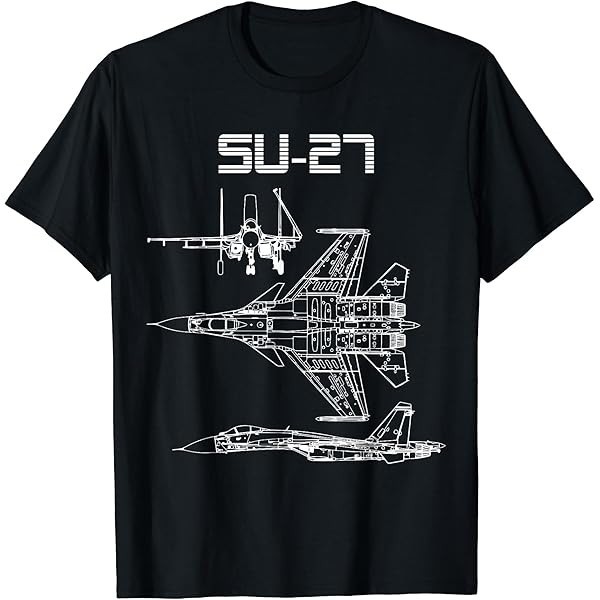 Mig-29 Plane Warbird Blueprint SchematicTEE Shirt Made in the USA Size S to XL