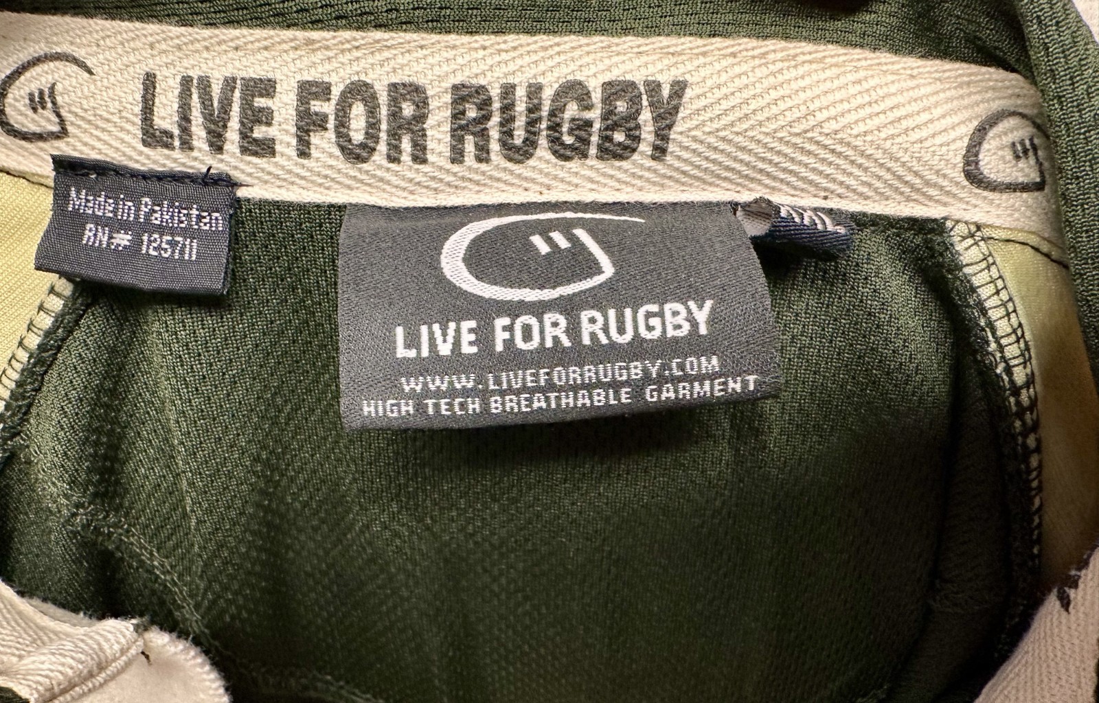 Vintage Y2K Ireland Four Provinces Rugby Shirt Olive Green Live For Rugby L