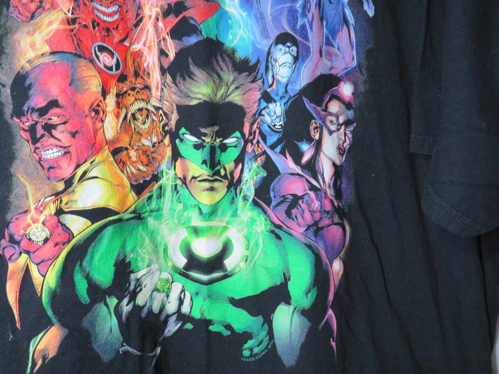 Green Lantern Blackest Night Group T-Shirt Black 2XL SHIRT