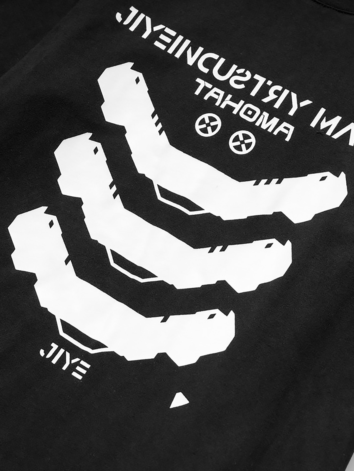 Niepce Streetwear Techwear Short Sleeve Graphic Tee for Men