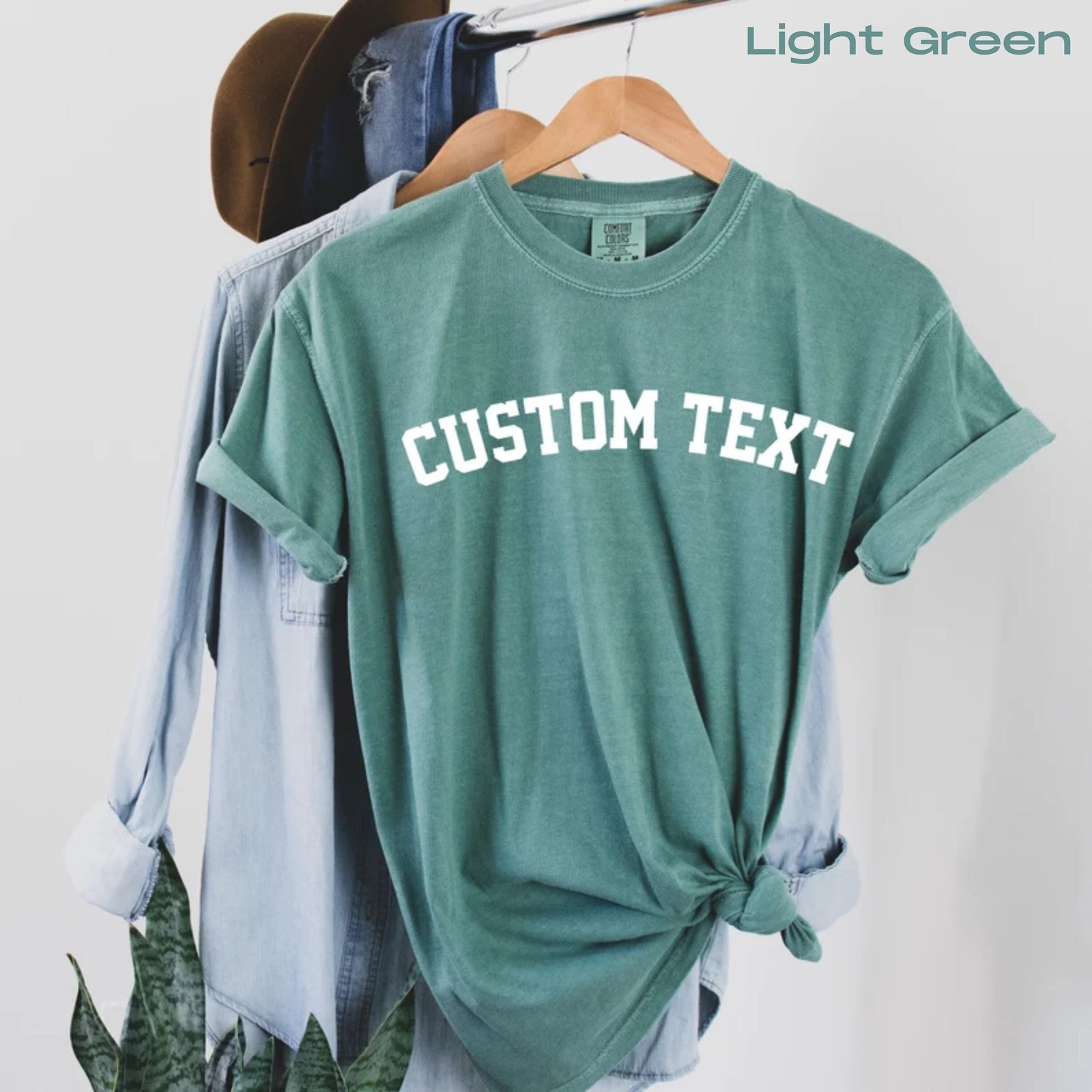 Custom Comfort Colors Shirt Custom T Shirt Custom Text Shirt Custom