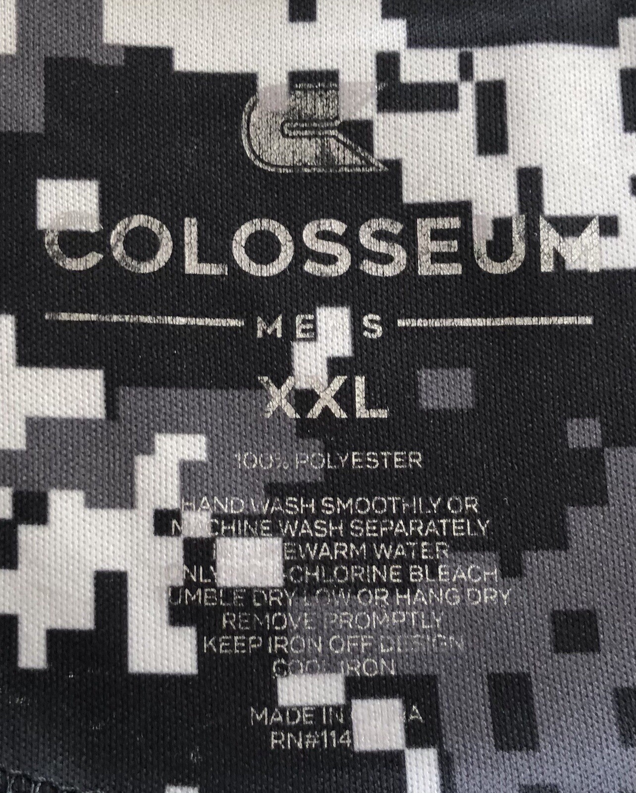Colosseum United We Stand Men&rsquo;s T-Shirt Gray XXL 100% Polyester