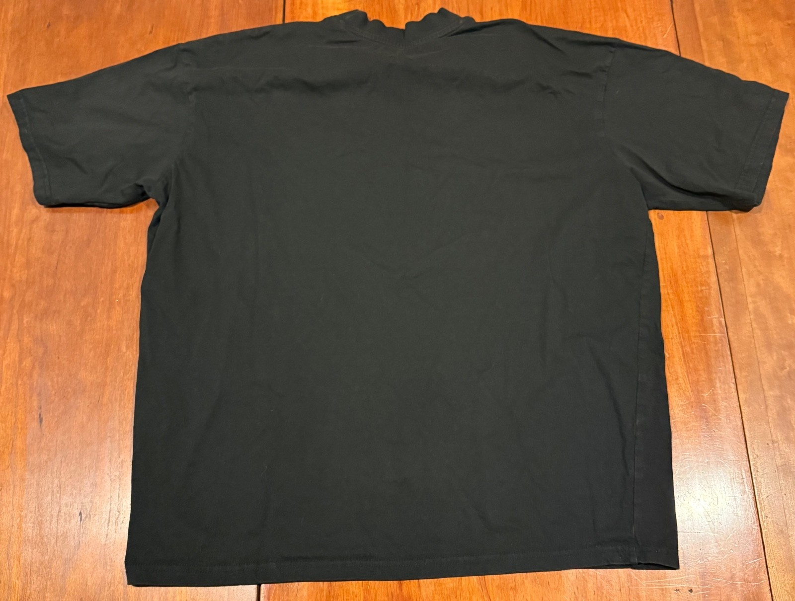 BoohooMAN ManOfficial Boxy Fit Black Blank Staple Tee Mens L