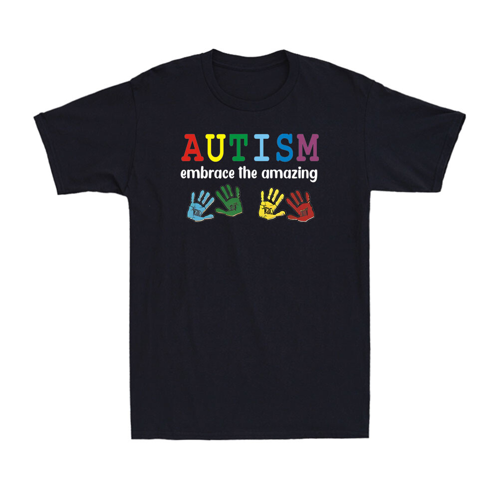 Autism Embrace the Amazing Shirt Autism Awareness Month Proud Men&rsquo;s T-Shirt