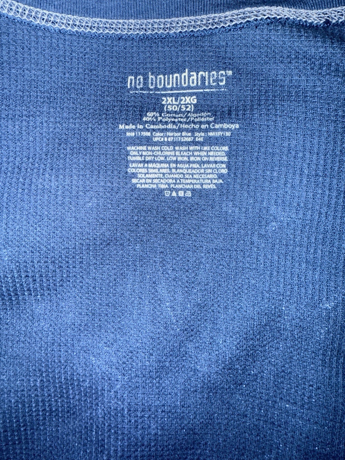 No Boundaries Men T-Shirt Size 2XL Y2k 2000s Grunge Skater Affliction Style Emo