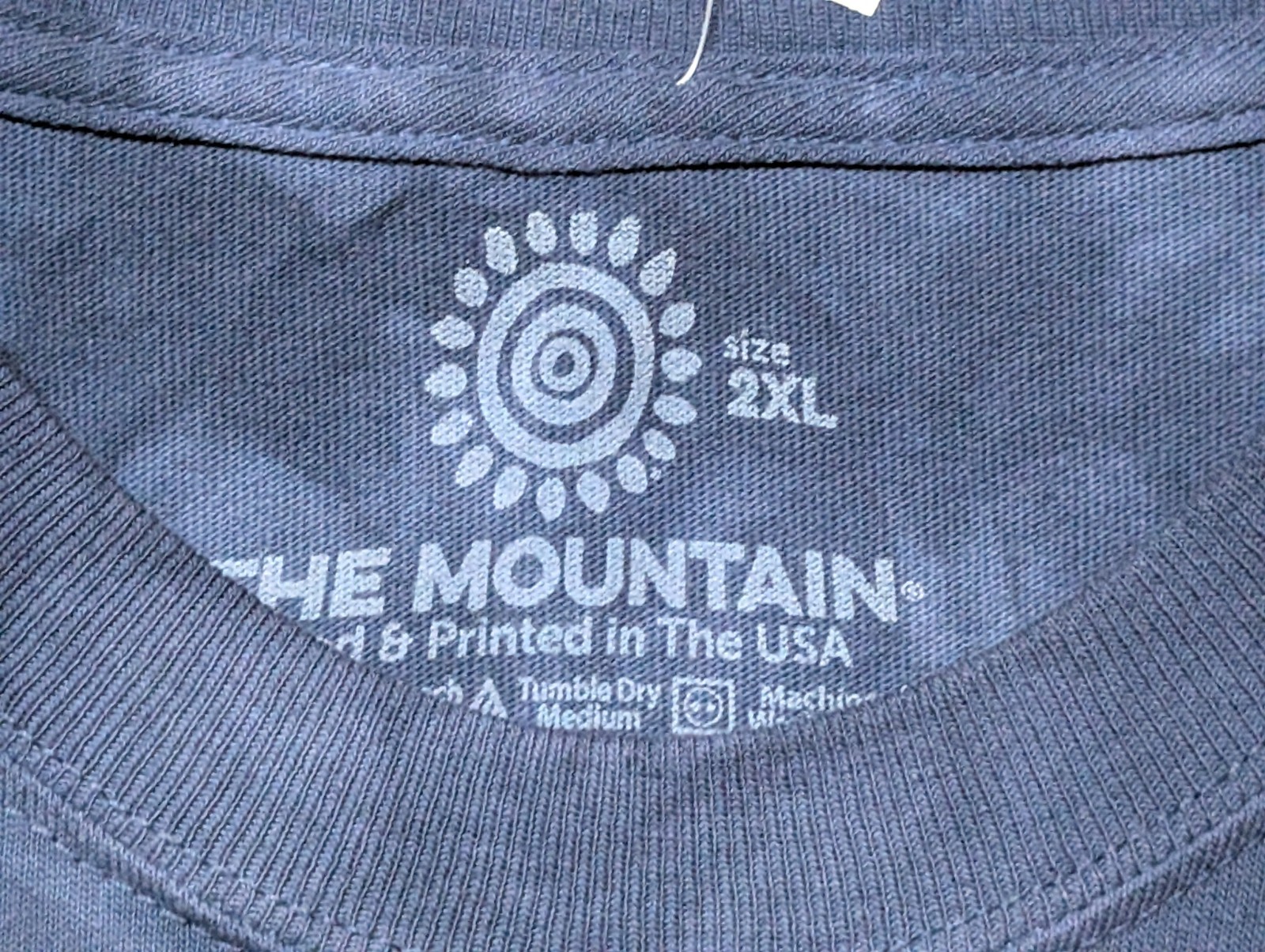The Mountain Men&rsquo;s T-shirt Blue Veterans Serving America New Logo 2XL #3960 EUC
