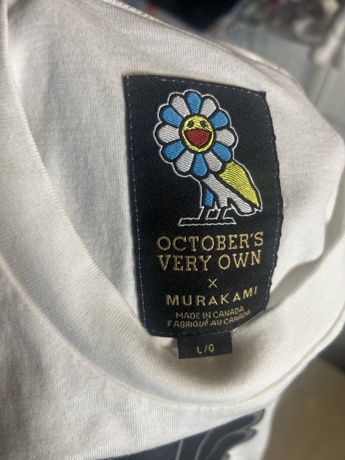 Takashi Murakami x OVO Tee Black Best Fit Men’s Medium Drake October’s Very Own