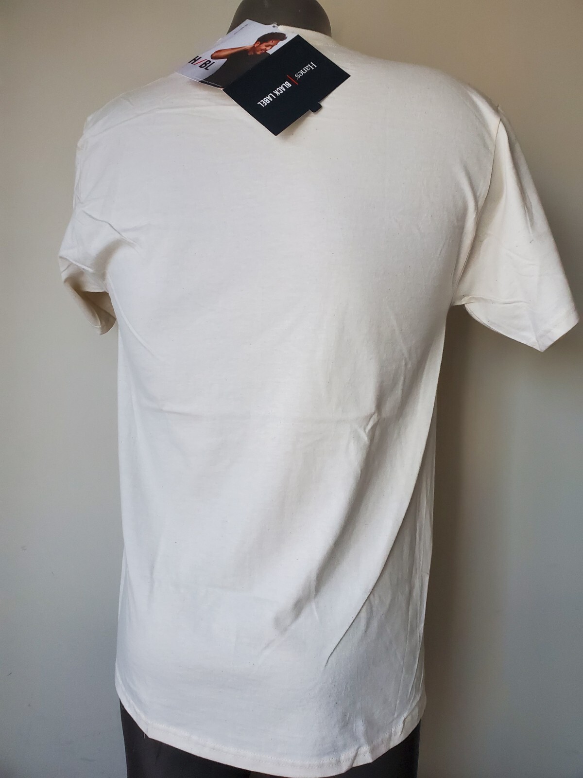 Hanes Beefy-T 5180 Men Cotton T-Shirt Natural &rsquo;75 NWT