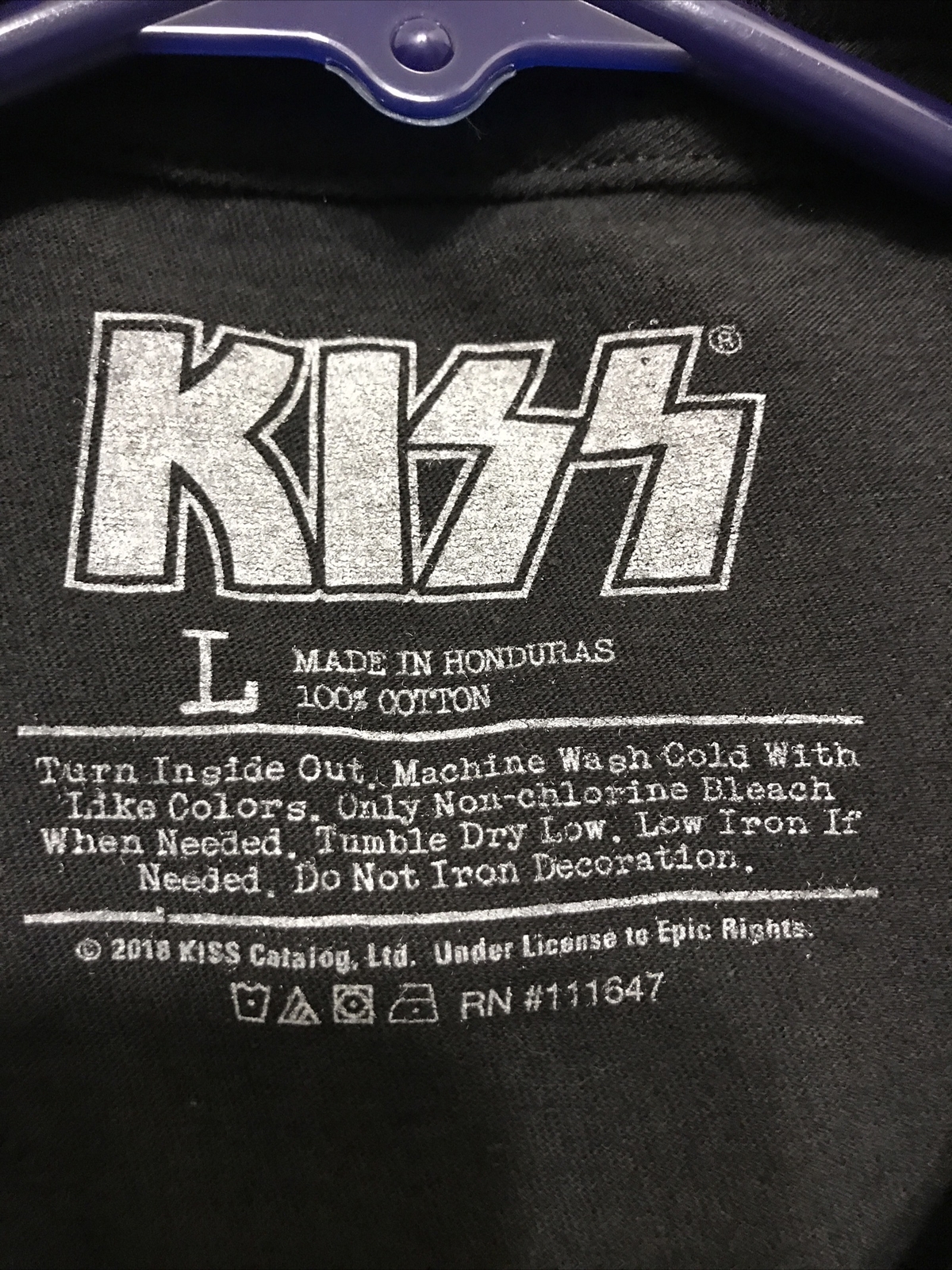 KIZZ World Tour 77 T- Shirt (Size L)