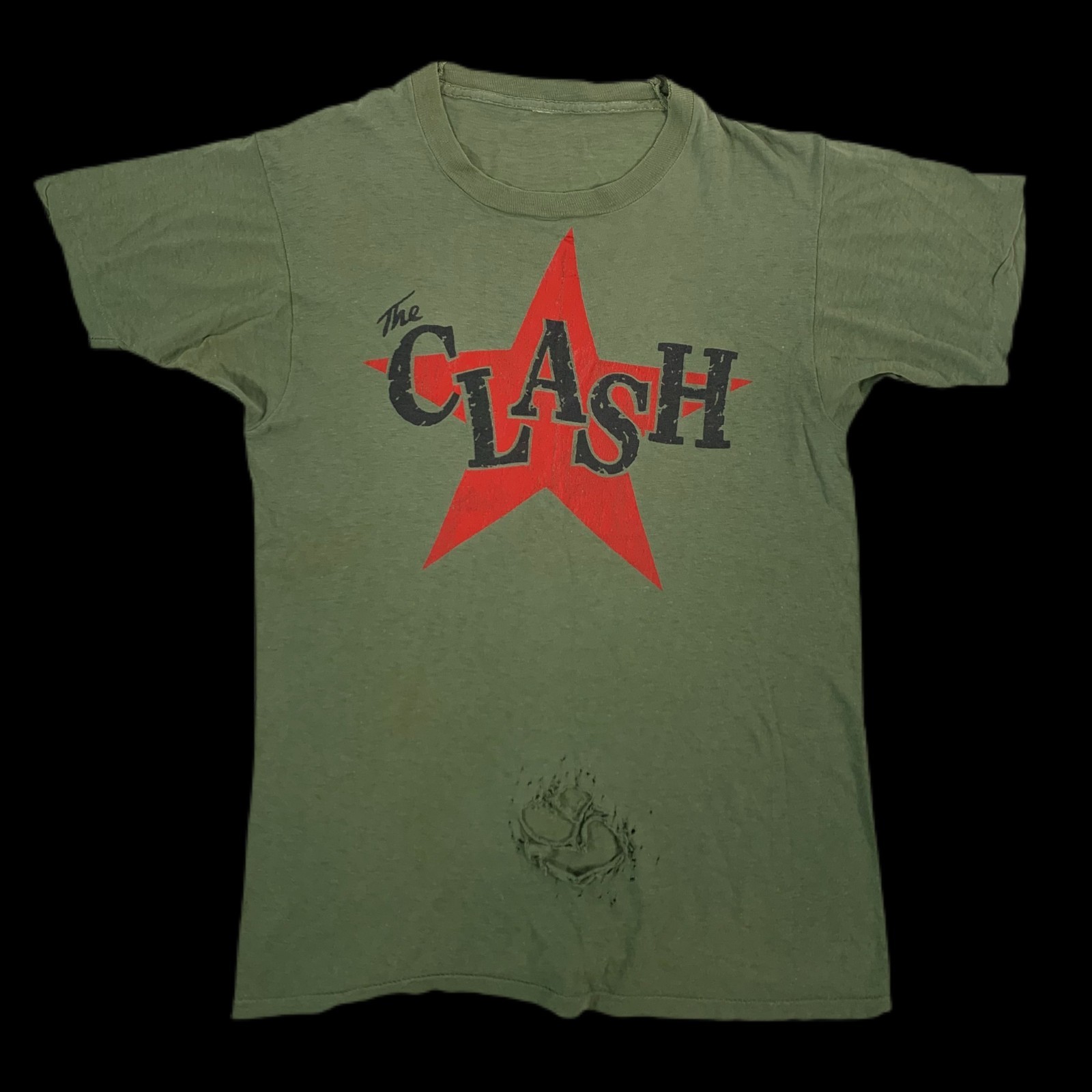 Vinatge The Clash Clash City Rockers Green S-6XL Shirt BB712