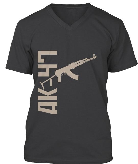 Cool Ak47 T-Shirt Made in the USA Size S to 5XL