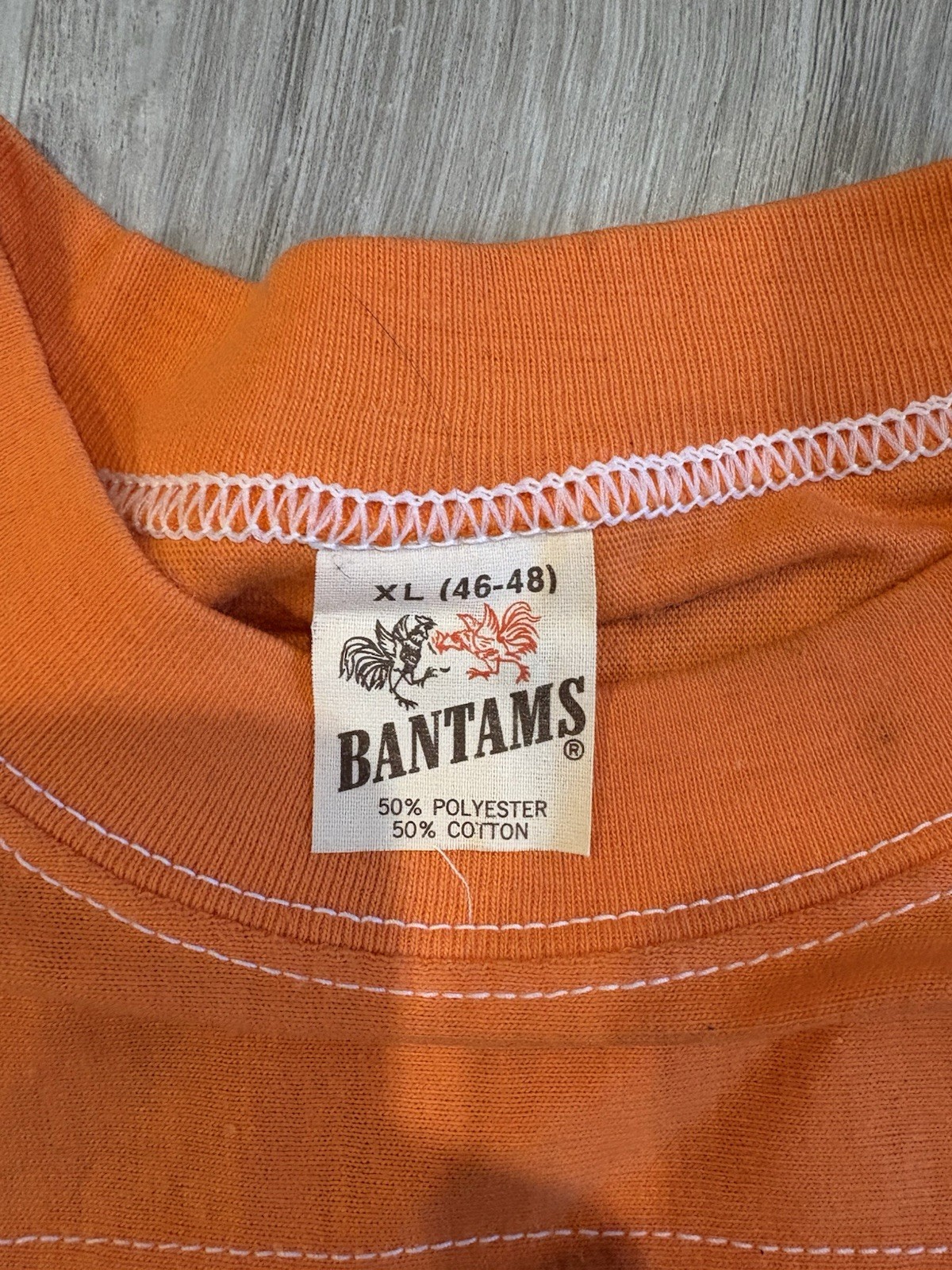 1970s Vintage Bantam Jersey 3/4 Sleeve Funny Devil Velvet Print