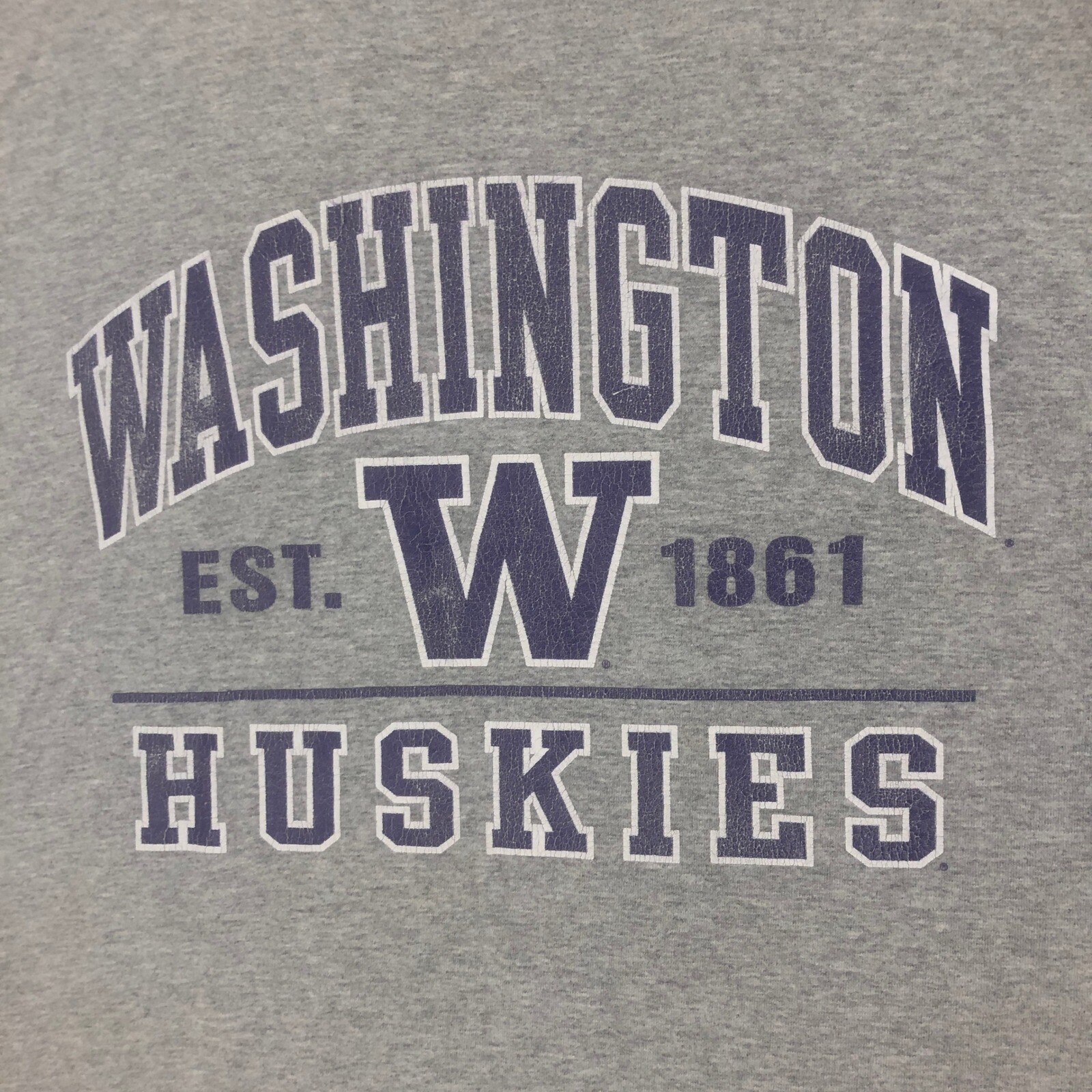 Washington Huskies T-Shirt College Graphic Tee Campus One Men&rsquo;s Size 2XL