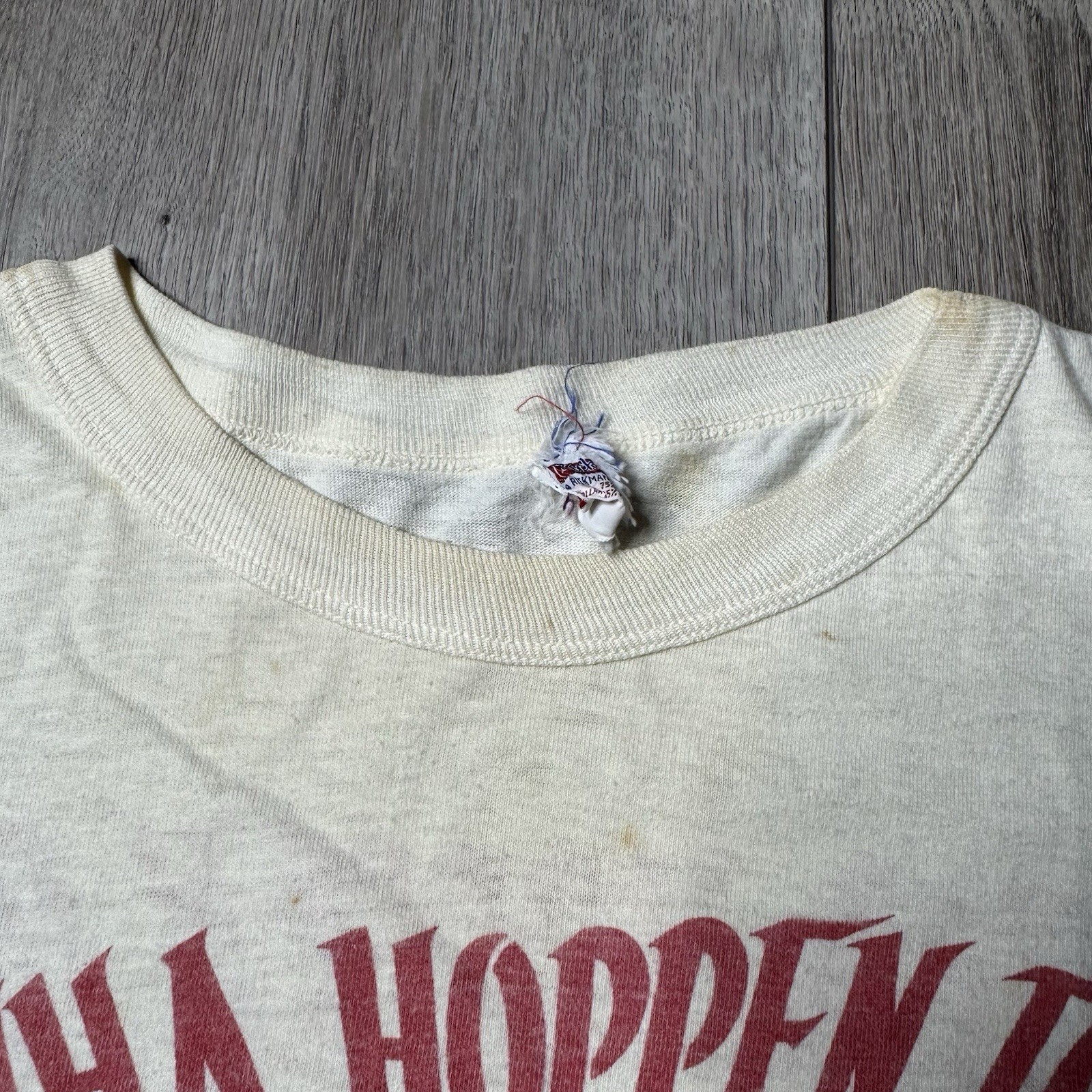 VTG 50s 60s Hydroplane Boat Racing Detroit MI Ricky’s T Shirt Wha Hoppen To U-23