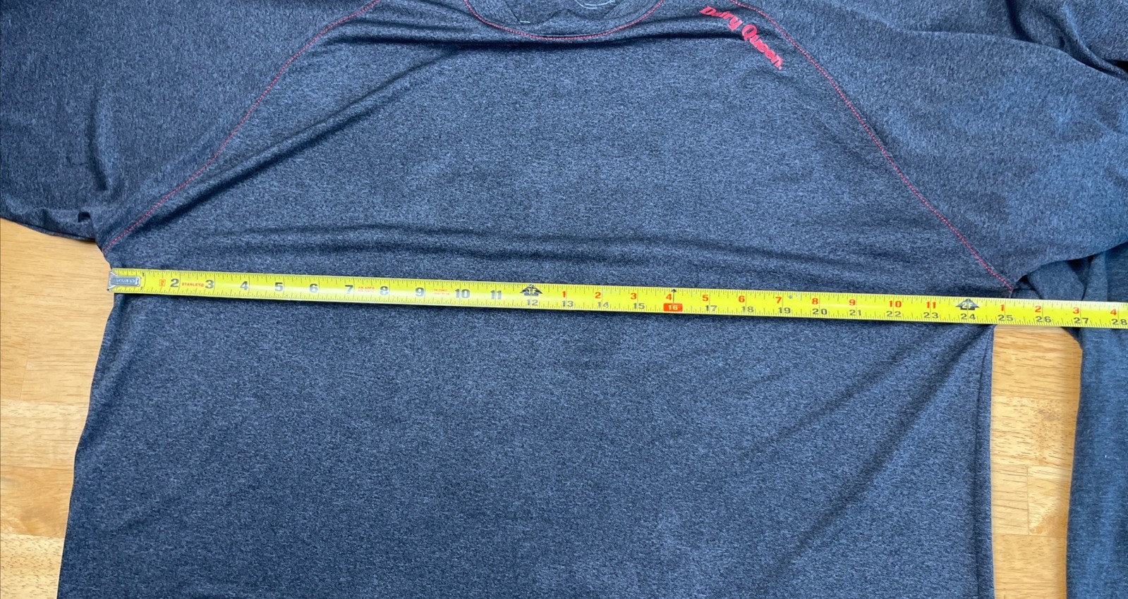 Dairy Queen Gray Employee Shirt Size XL Too Many Blizzard Treats Not Enough Time