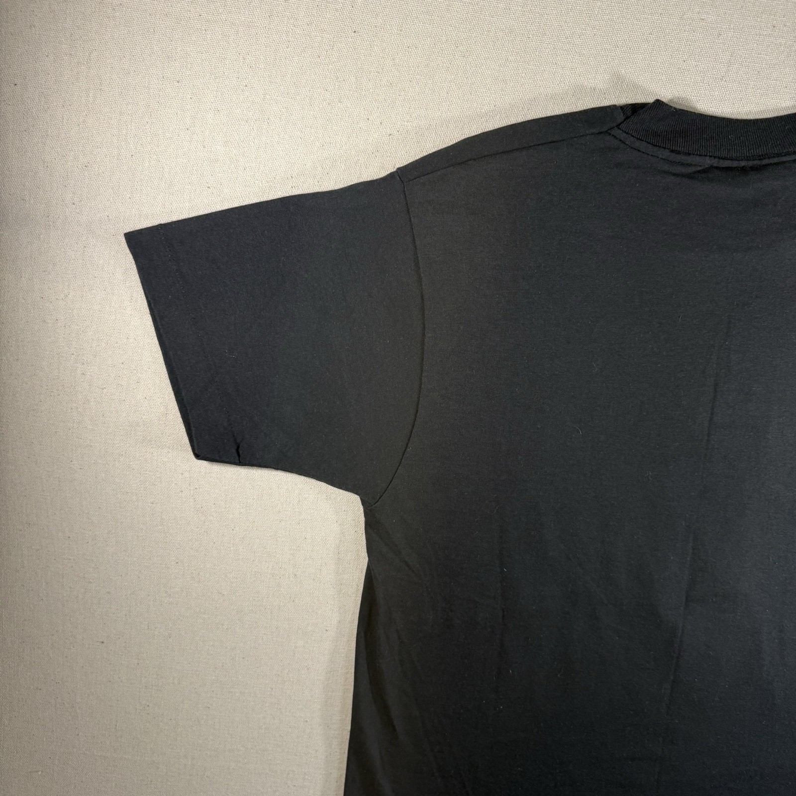Screen Stars Best Vintage Racing Black T Shirt Size L Y2K 2000s