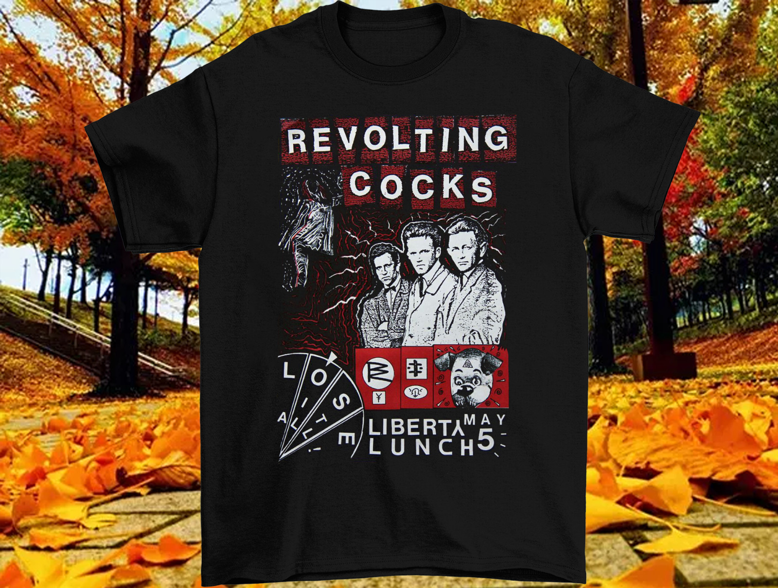 Revolting Cocks band Poster Concert Unisex T-Shirt Cotton Full Size