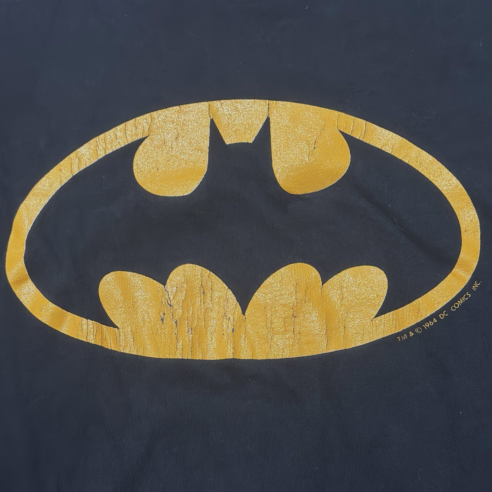 Vintage Batman Shirt Black Single Stitch Logo 90s Movie Made In USA Size XL